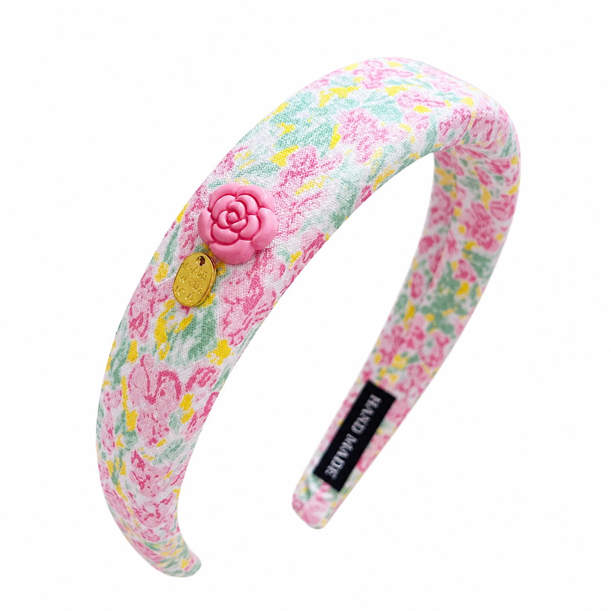 Vintage Floral Padded Headband