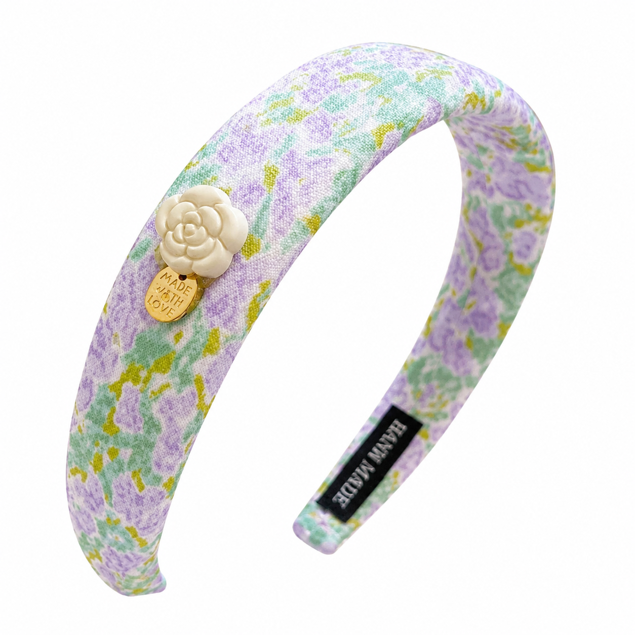 Vintage Floral Padded Headband