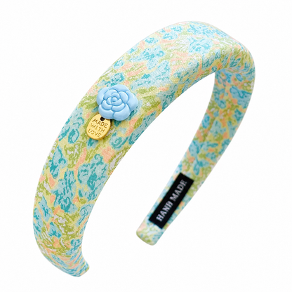 Vintage Floral Padded Headband