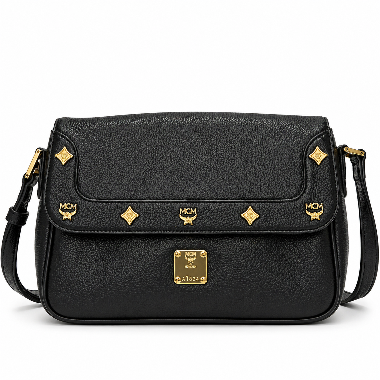 Pre-loved Vintage MCM Black Satchel Bag