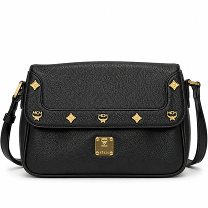 Pre-loved Vintage MCM Black Satchel Bag