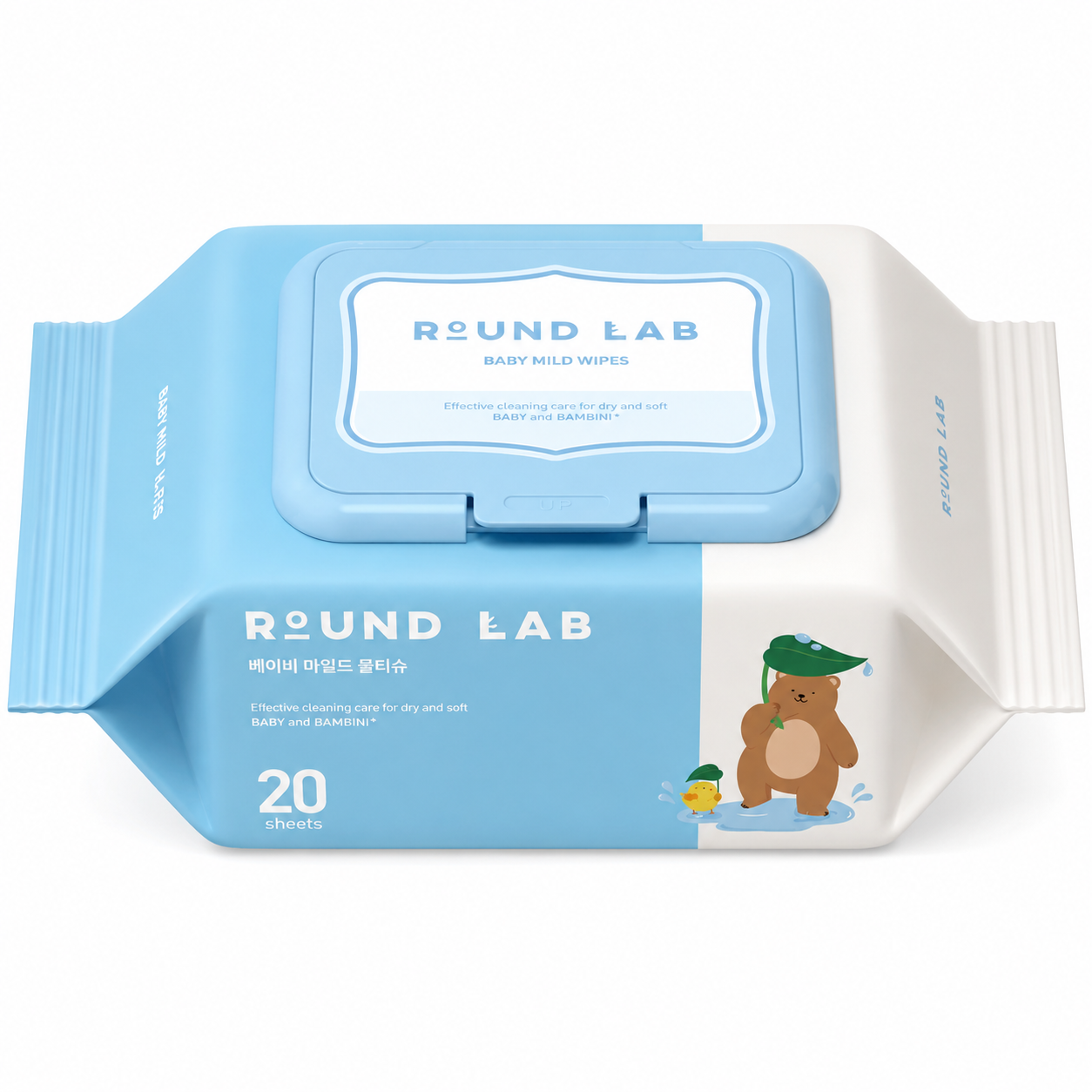 Round Lab Baby Mild Wipes Small Pack 20pcs