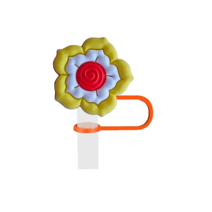 Flower Straw Caps