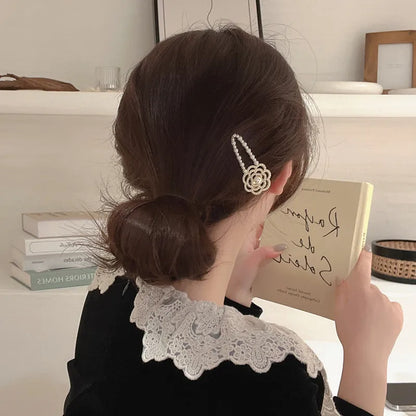 Vintage Floral Hair Clip Set 2pcs