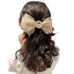 Bow Knot Organza Inlay Rhinestones Hair Clip