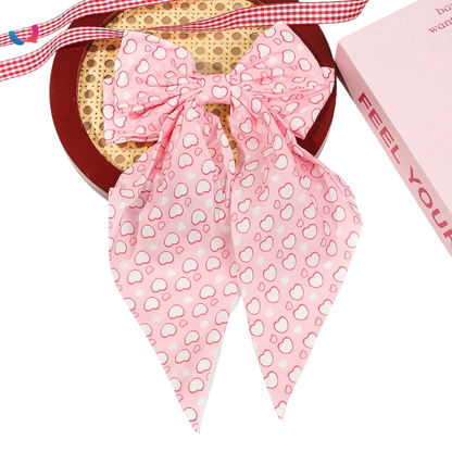 Elegant Sweet Women's Bow Knot Cloth Hair Clip