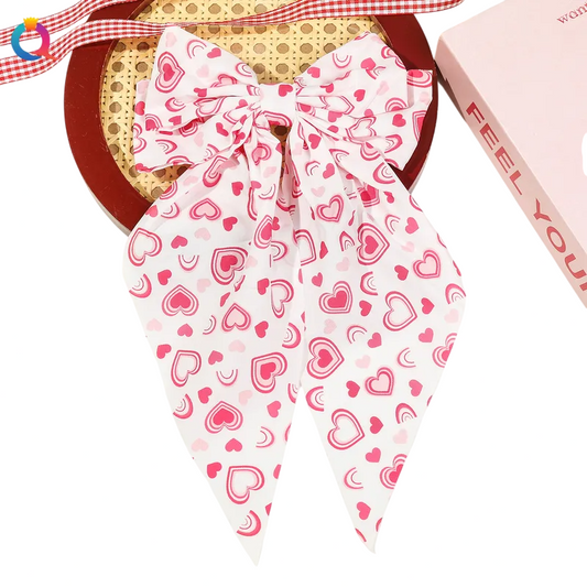 Elegant Sweet Women's Bow Knot Cloth Hair Clip