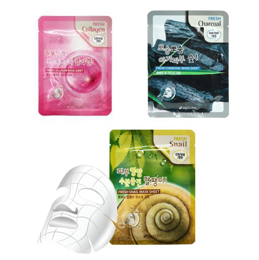 3W Clinic Fresh Mask Trio - 6pcs (Save $4)