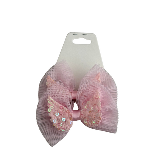 Pink Wings 2pcs Hair Tie