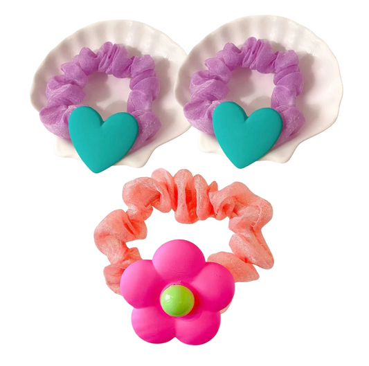 Sweetheart Trio Hair Tie Set