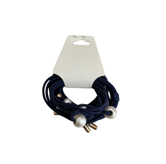10pcs Mix Blue Hair Ties