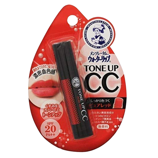 MENTHOLATUM Water Lip Tone-Up CC Pure Red