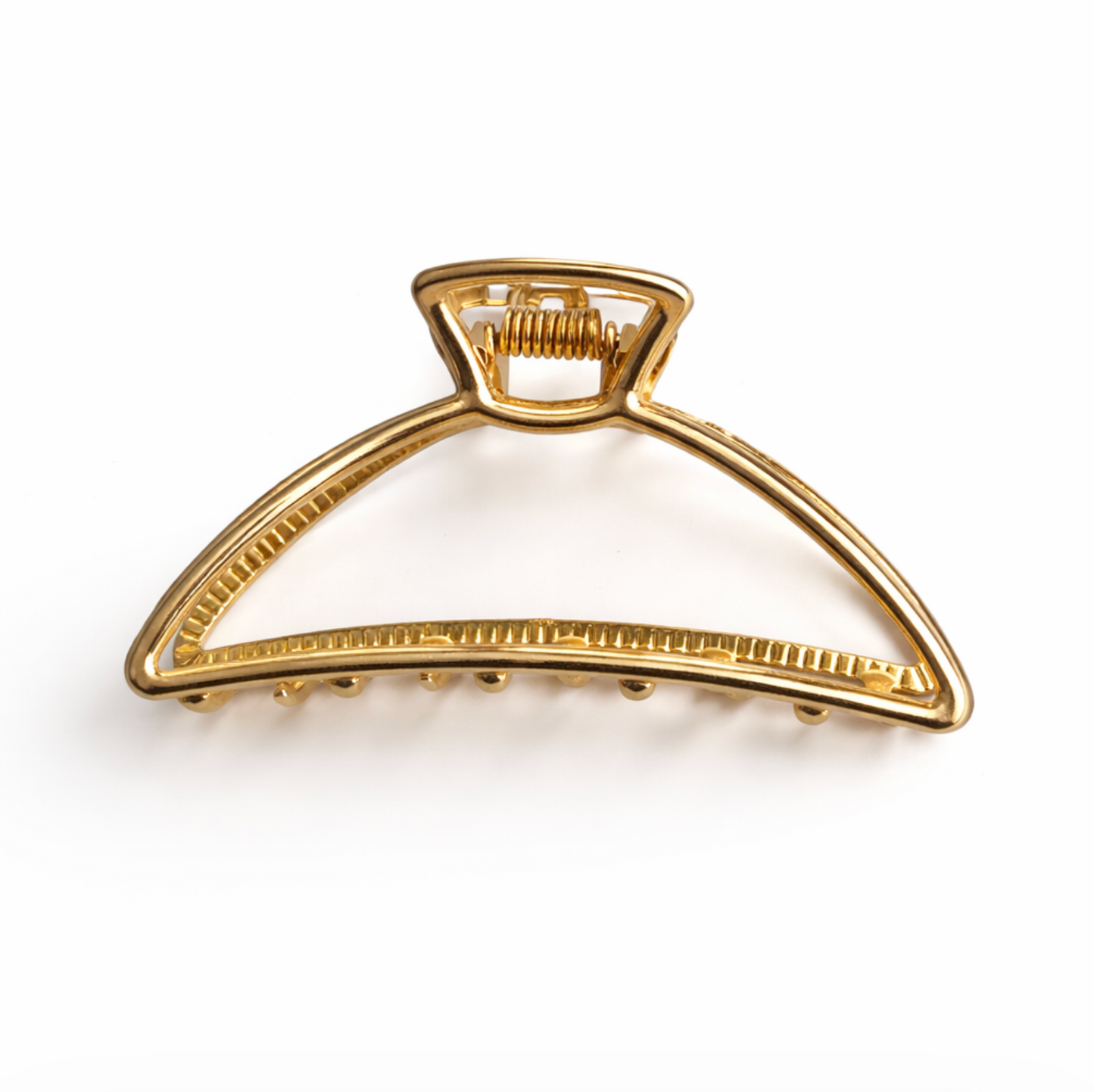 Minimal Gold Hair Claw Clip