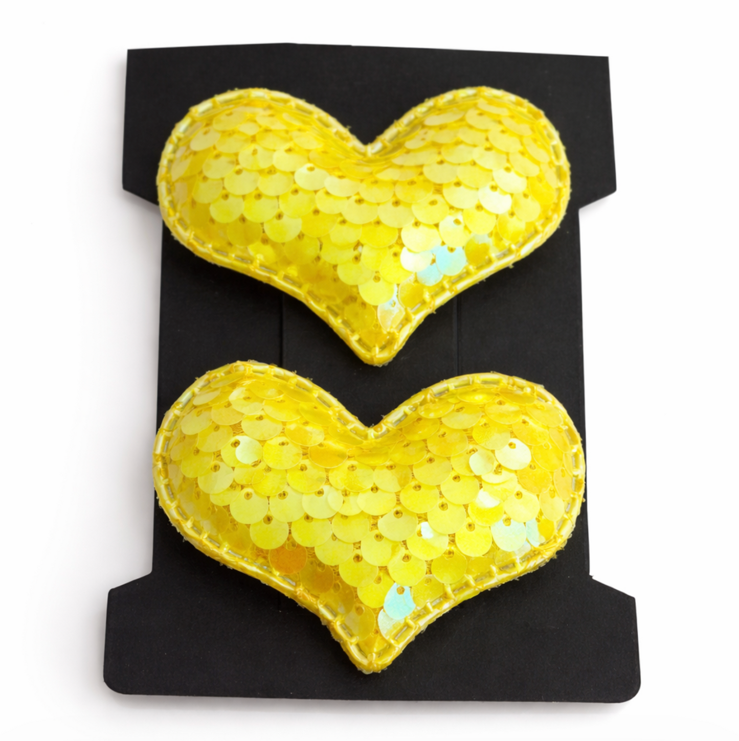 Sweet Sequin Heart Hair Clip