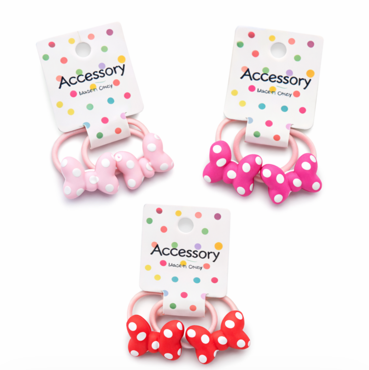 Cute Bow Hair Ties 6pcs
