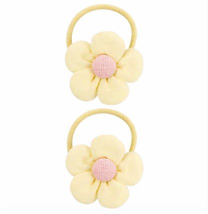 Flower Hair Ties Set 2pcs