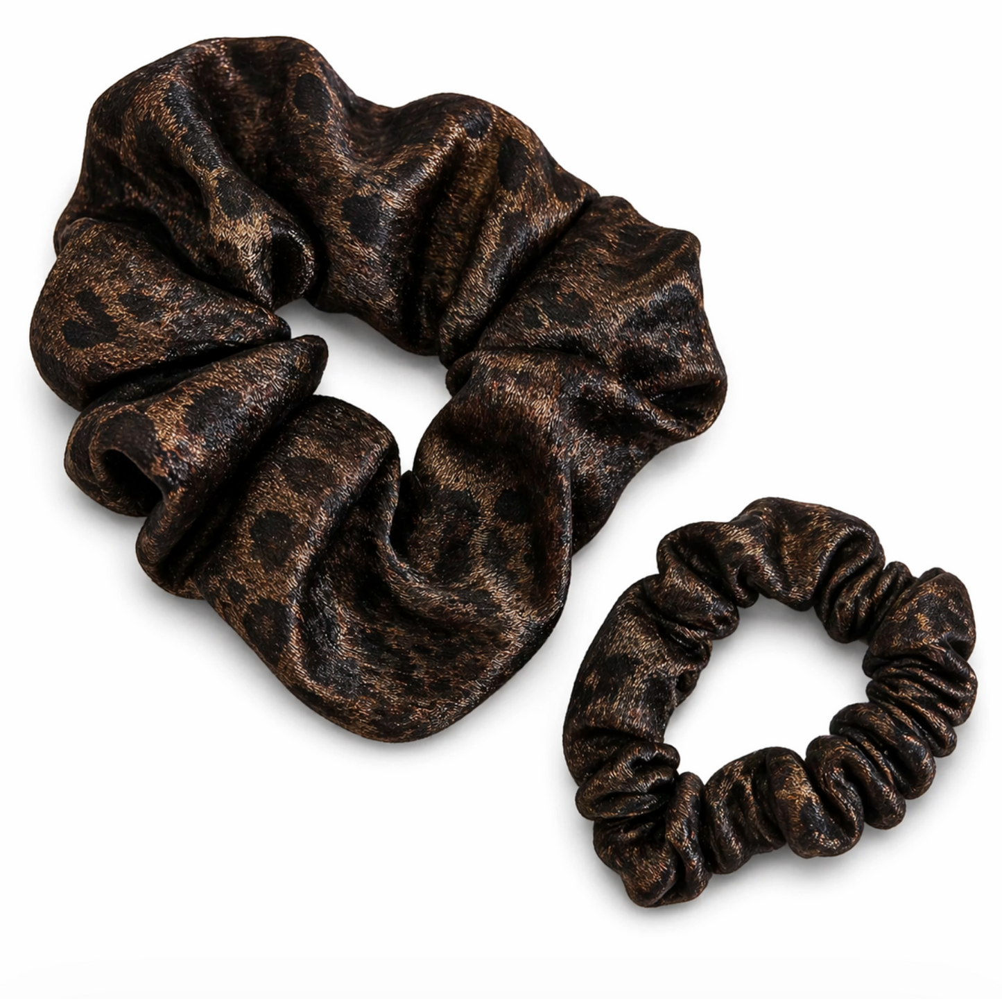 Espresso Marble Scrunchie Set