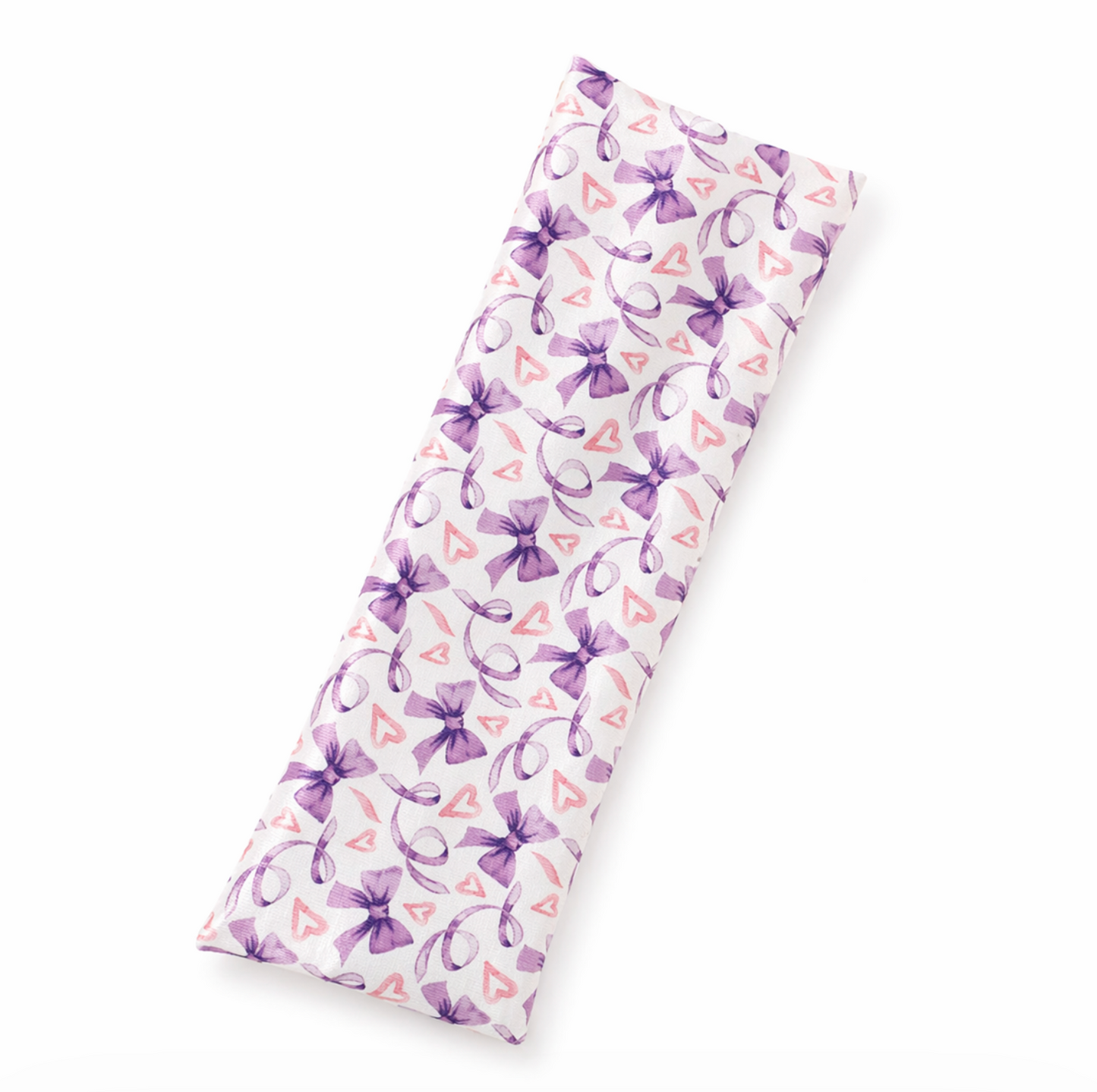 Lavender Bow Print Fabric Headband