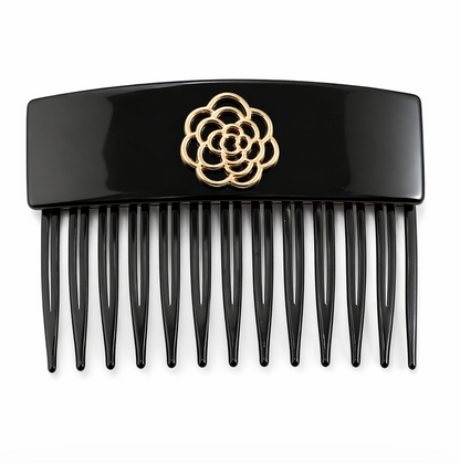 Elegant Floral Hair Comb