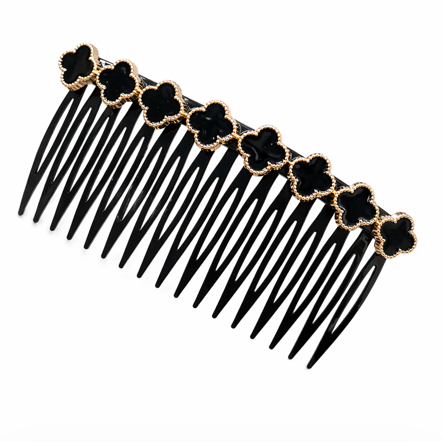 Midnight Bloom Floral Hair Comb