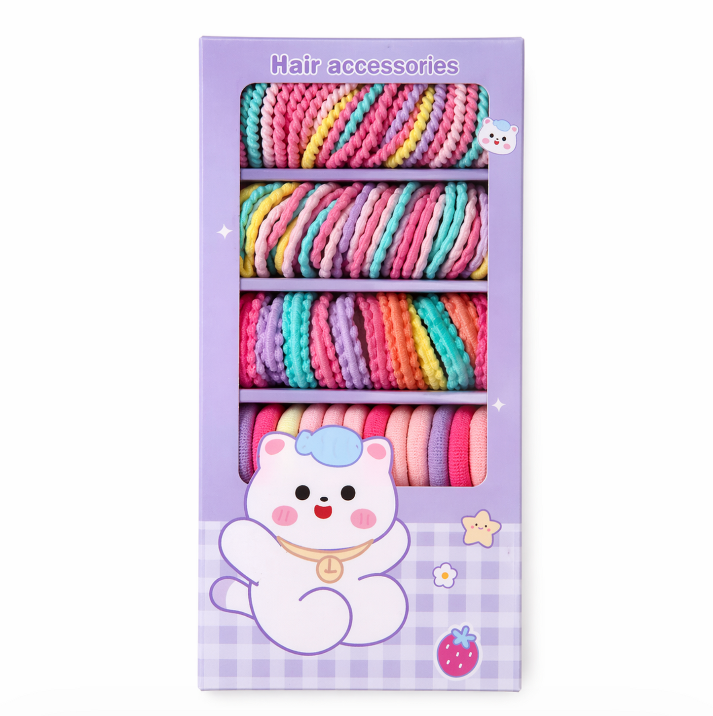 Pastel Candy Hair Tie Gift Set