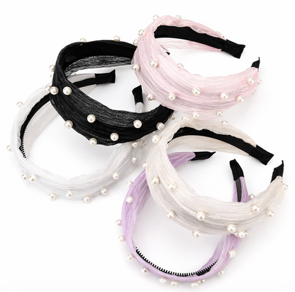 Pearl Mesh Headband