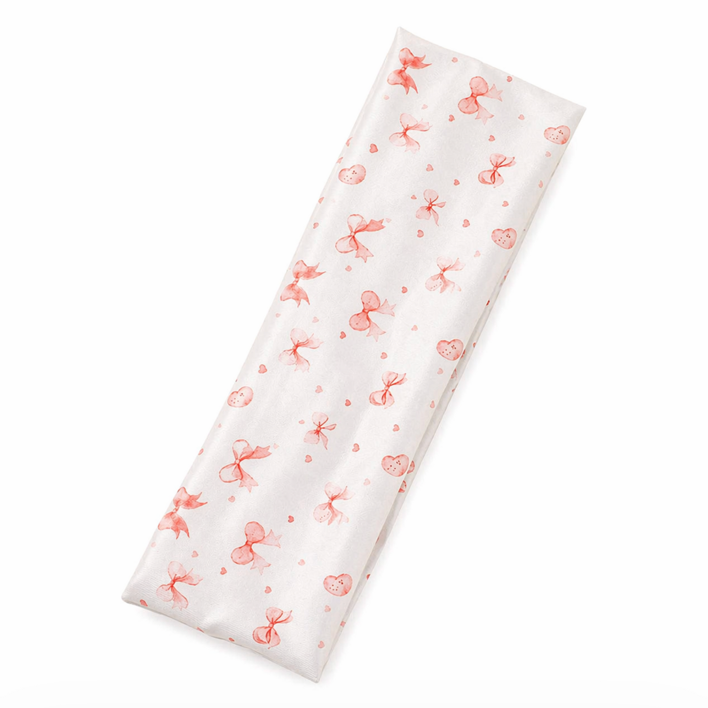 Bow & Heart Print Fabric Headband