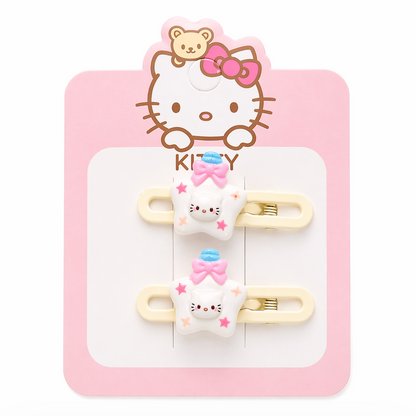 Kitty Star Hair Clips