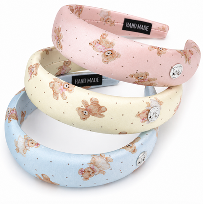 Teddy Print Padded Headband