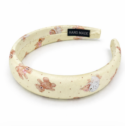 Teddy Print Padded Headband