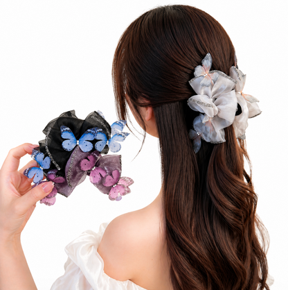 Organza Butterfly Hair Claw