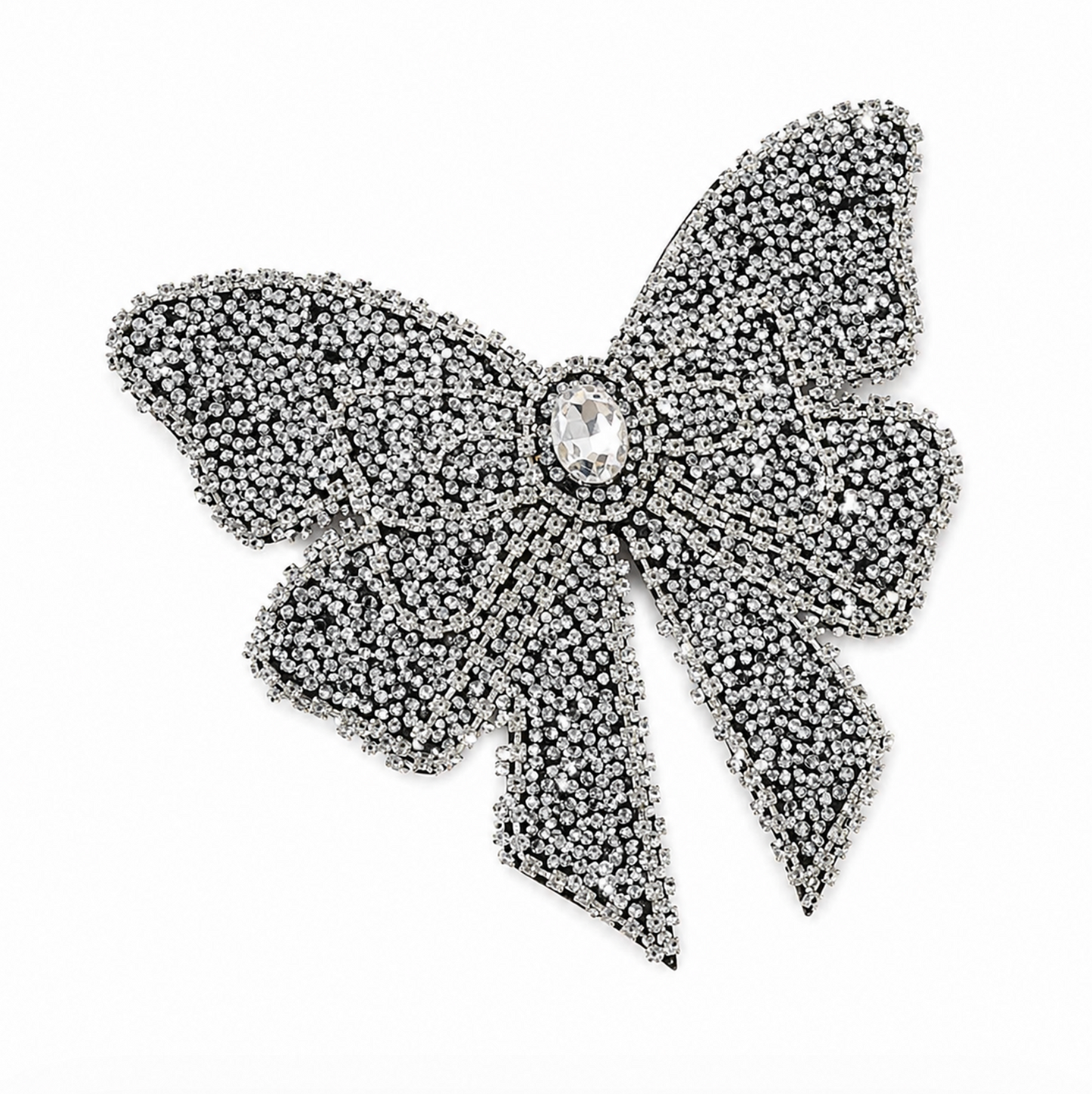 Diamond Bow Hair Clip 12cm