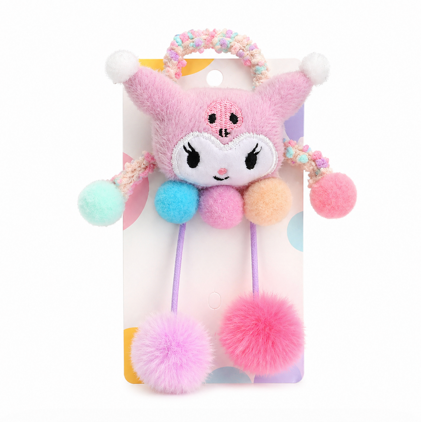 Plush Pom-Pom Hair Tie
