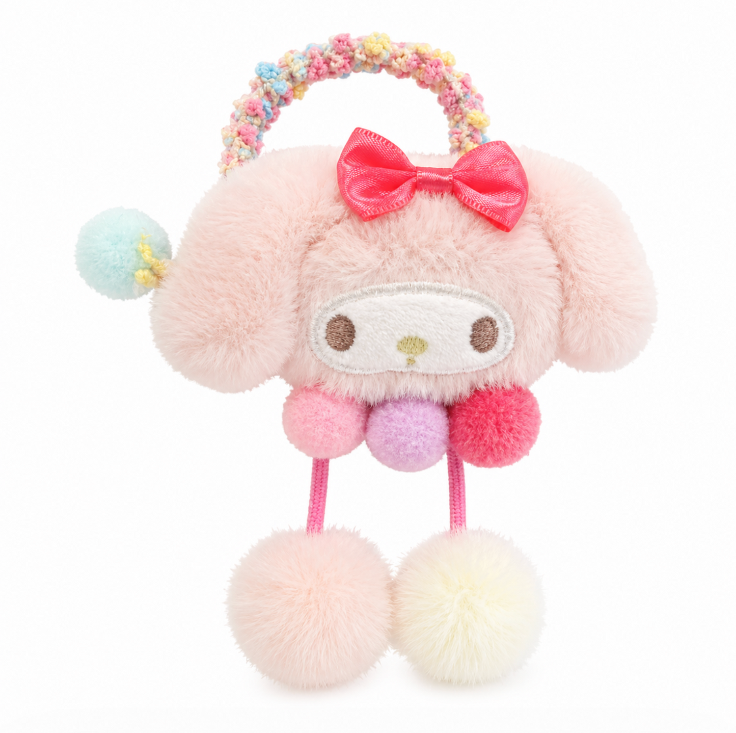 Plush Pom-Pom Hair Tie