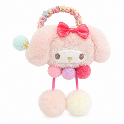 Plush Pom-Pom Hair Tie