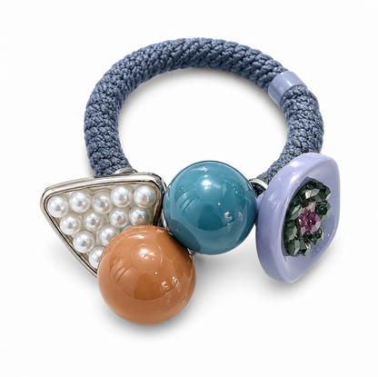 Charm Cluster Hair Tie 5pcs