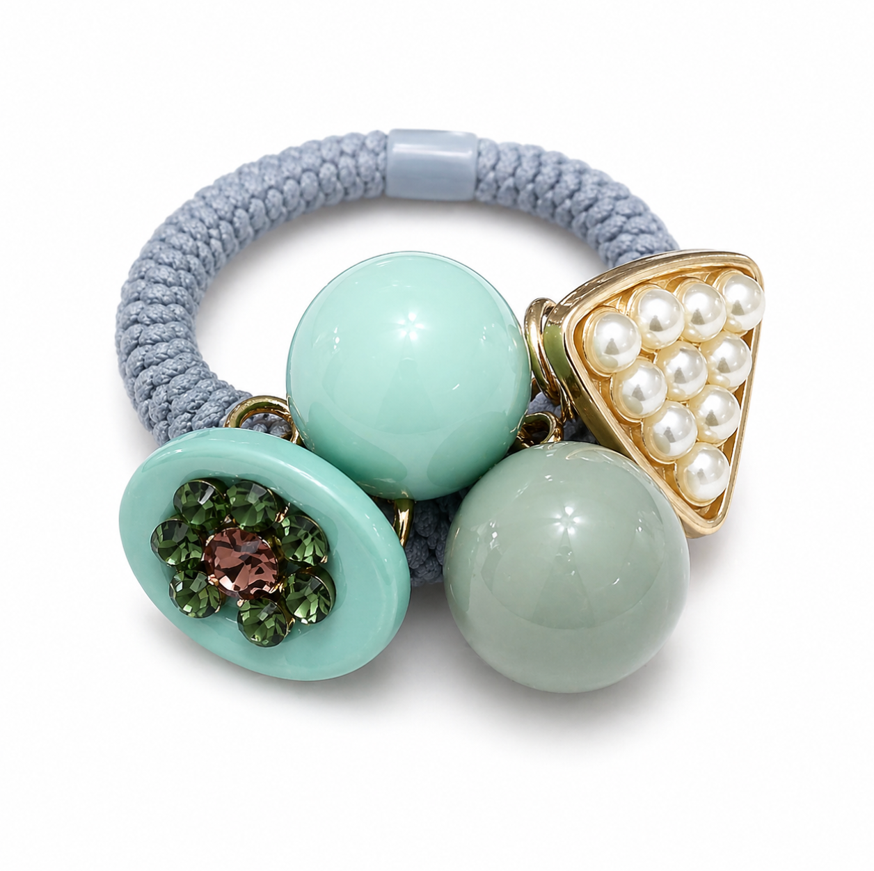 Charm Cluster Hair Tie 5pcs