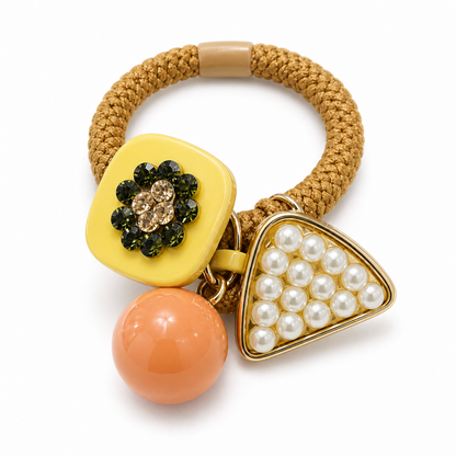 Charm Cluster Hair Tie 5pcs