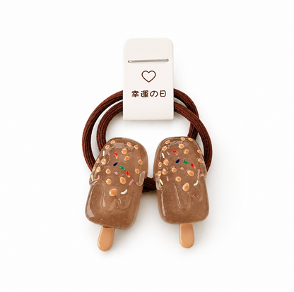 Popsicle Charm Hair Ties