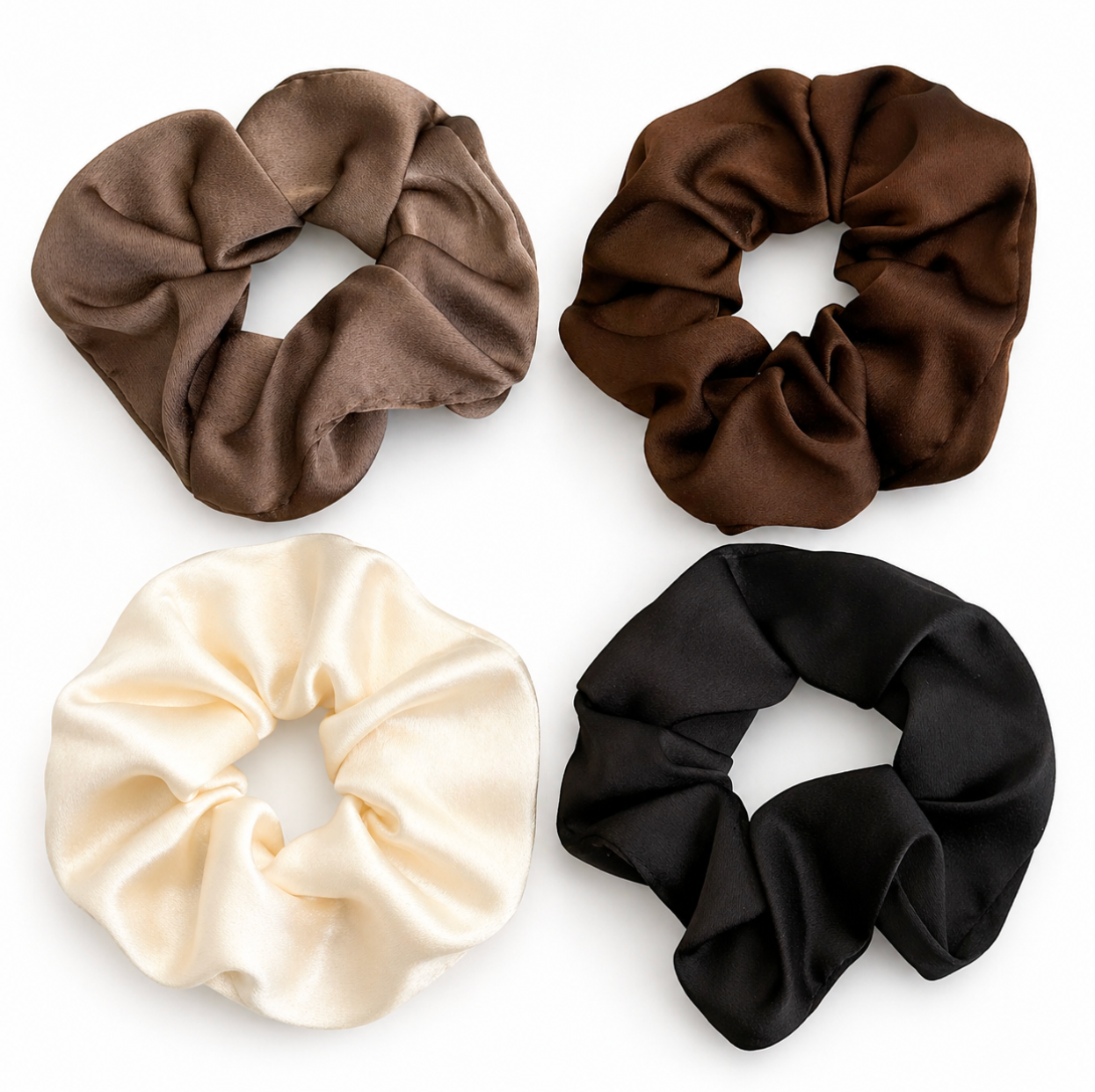 Classic Neutral Tones Scrunchie
