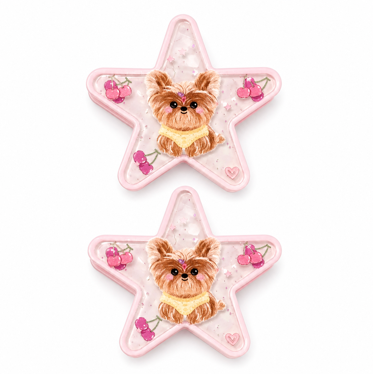 Kawaii Star Pup Hair Clip