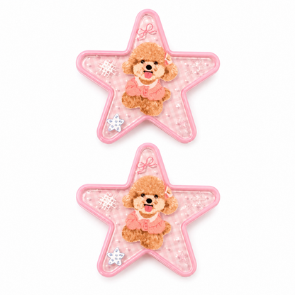 Kawaii Star Pup Hair Clip