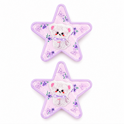 Kawaii Star Pup Hair Clip