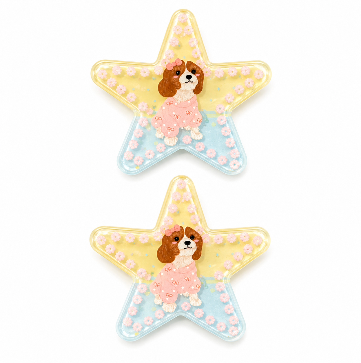 Kawaii Star Pup Hair Clip