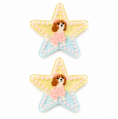 Kawaii Star Pup Hair Clip