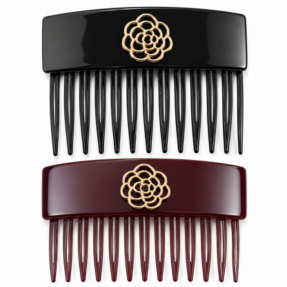 Elegant Floral Hair Comb