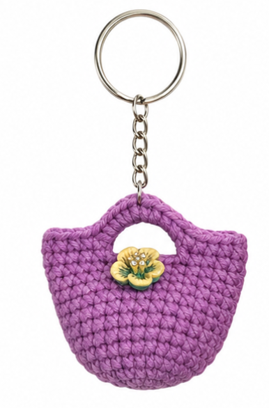 Handmade Mini Bag Keychain Charm