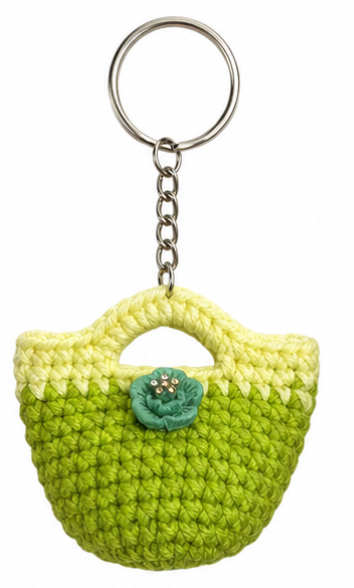 Handmade Mini Bag Keychain Charm