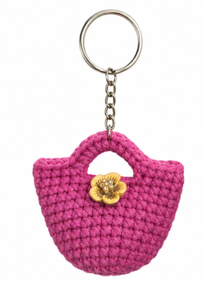 Handmade Mini Bag Keychain Charm