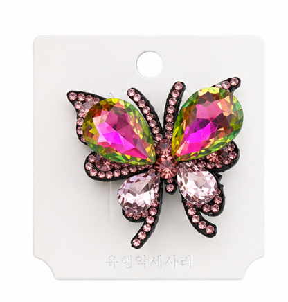 Butterfly Crystal Hair Clip